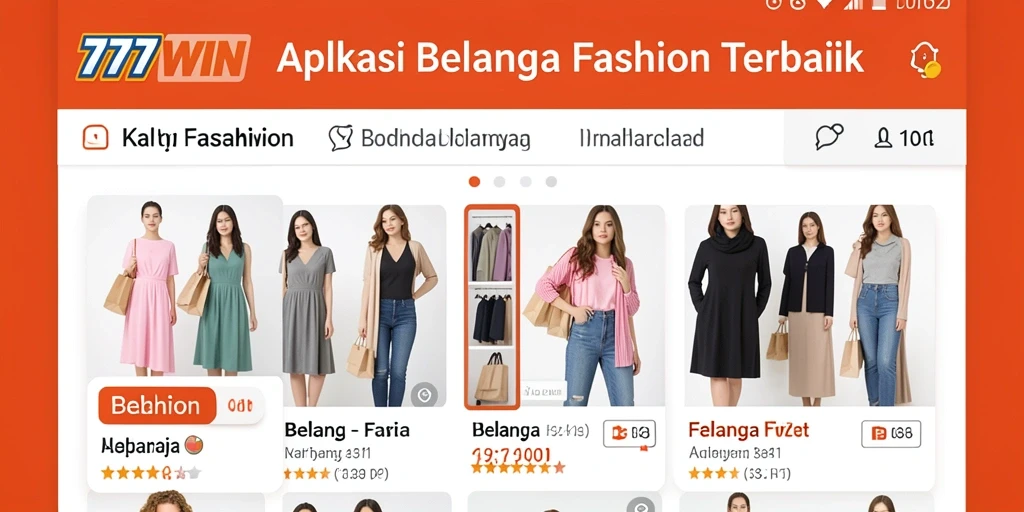 Tampilan antarmuka aplikasi 777WIN yang simpel dan modern.
